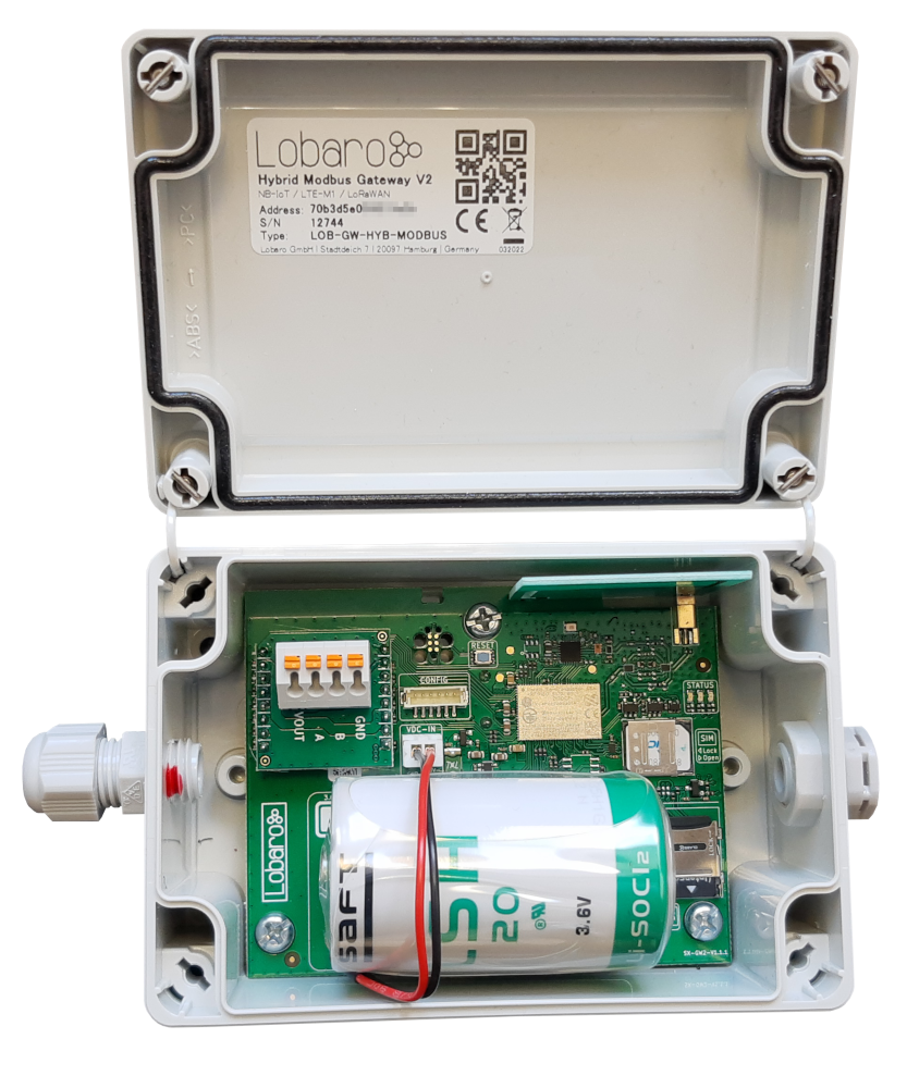 Modbus-LoRa Bridge Lobaro L868 OD