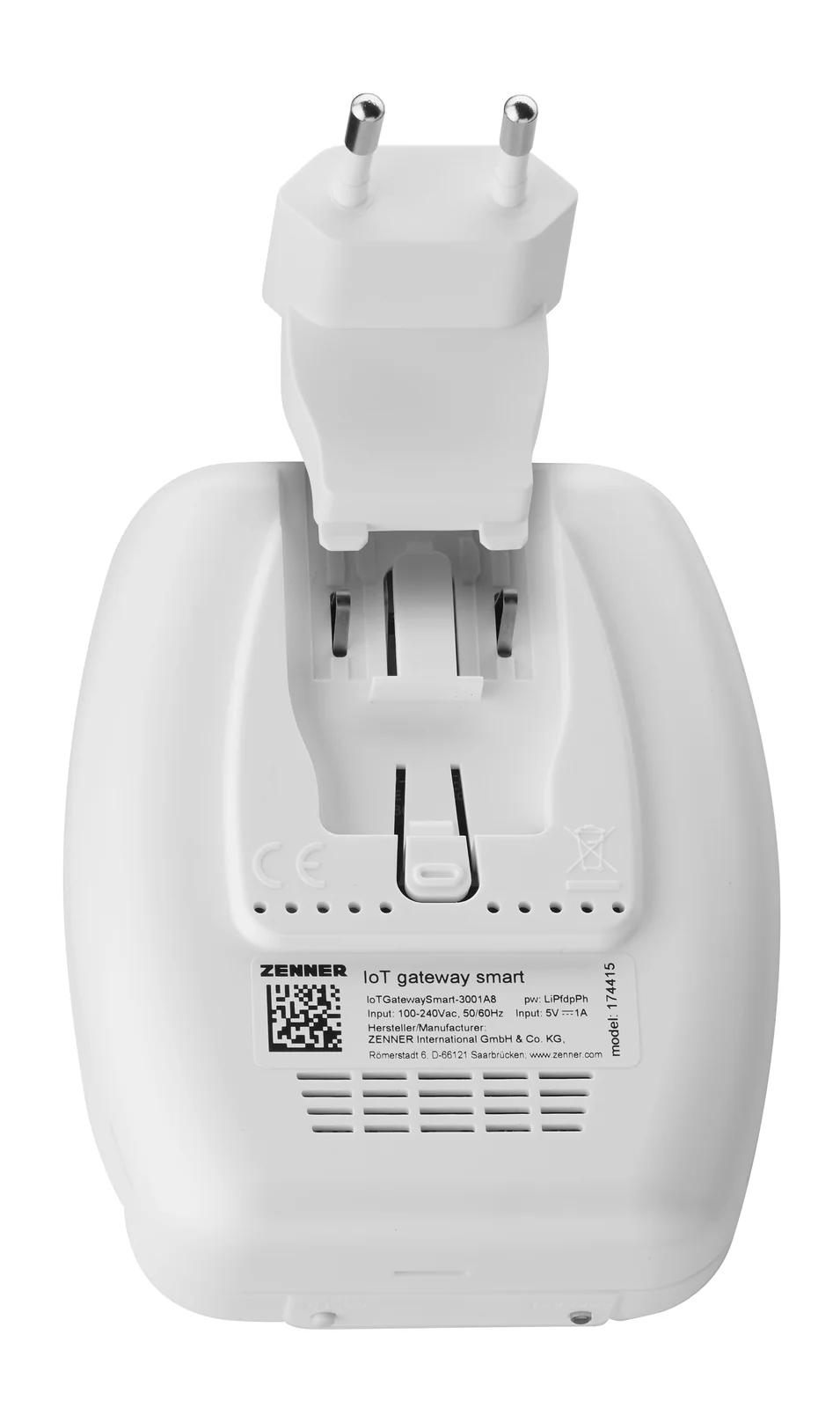 ZENNER IoT GatewayPLUS SMART mit LoRaWAN®-Netz Rückansicht