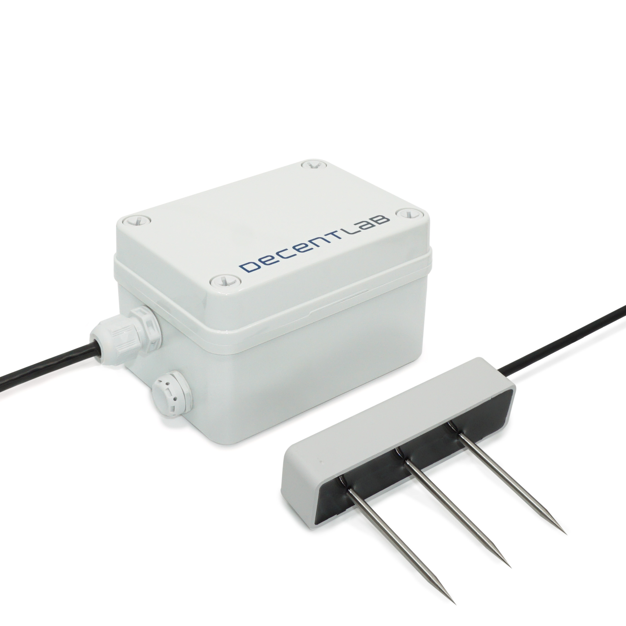 Decentlab-Bodenfeuchtigkeits-Temperatur-und-Elektrische-Leitfahigkeitssensor-DL-TRS12-LoRaWAN-Seitenansicht