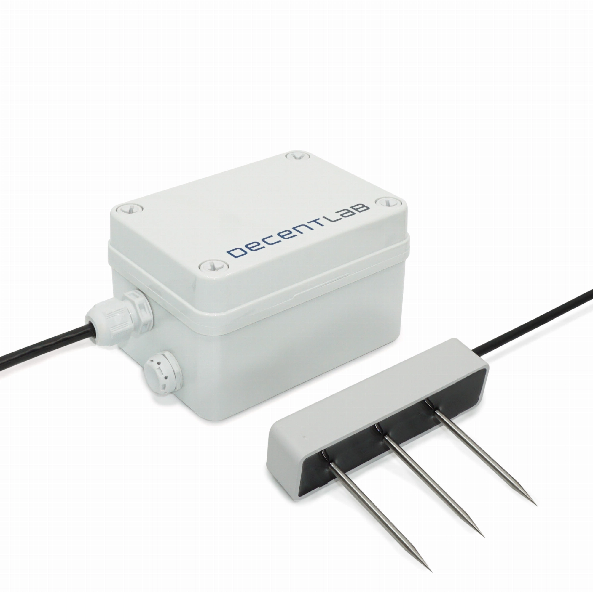 Decentlab-Bodenfeuchtigkeits-Temperatur-und-Elektrische-Leitfahigkeitssensor-DL-TRS12-LoRaWAN-Seitenansicht