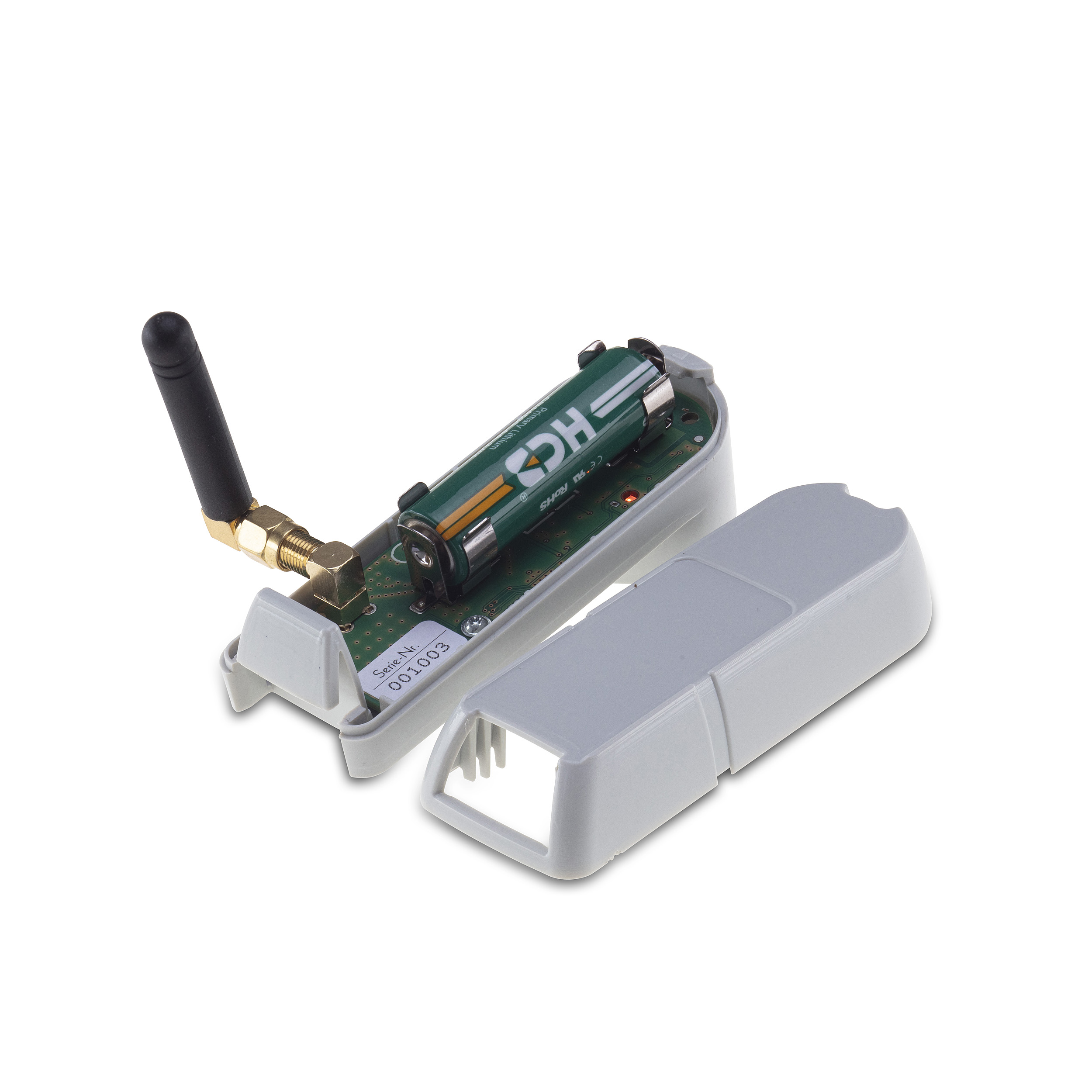 KLAX 2.0 LoRaWAN Sensor SML für moderne Stromzähler Innenansicht geöffnet