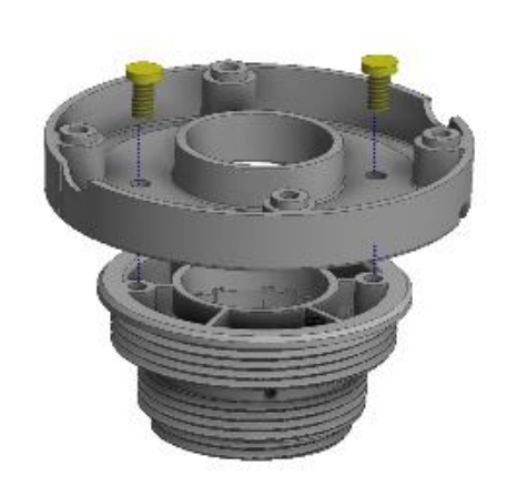 Adapter kit for ultrasonic level sensor Tekelek TEK 766