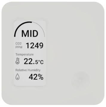 Indoor climate sensor Elsys Display EIAQd10 CO2 Lite